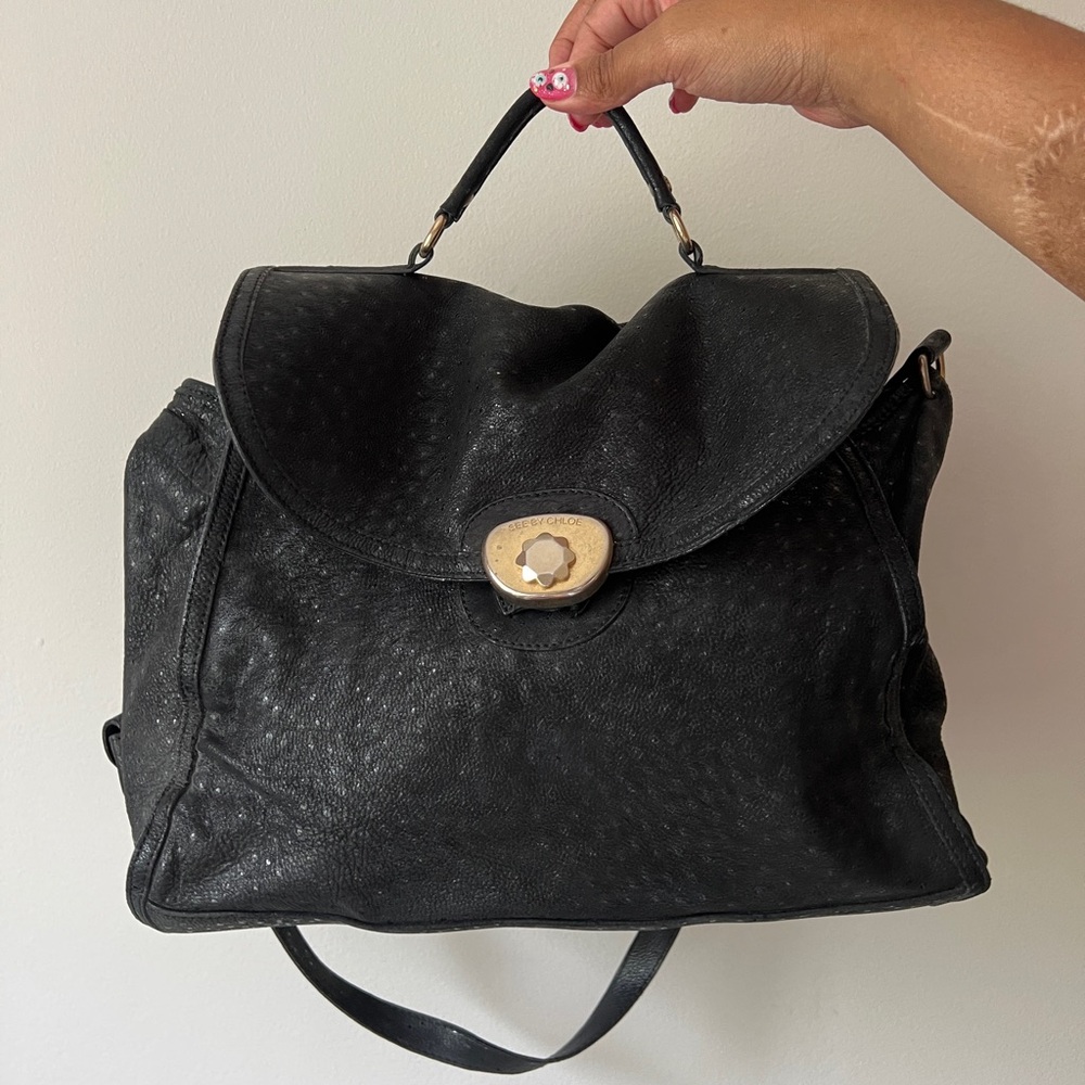 SEE by CHLOE Messenger style satchel bag